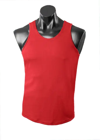Aussie Pacific Casual Wear Red / 6 AUSSIE PACIFIC Botany kids singlet - 3107